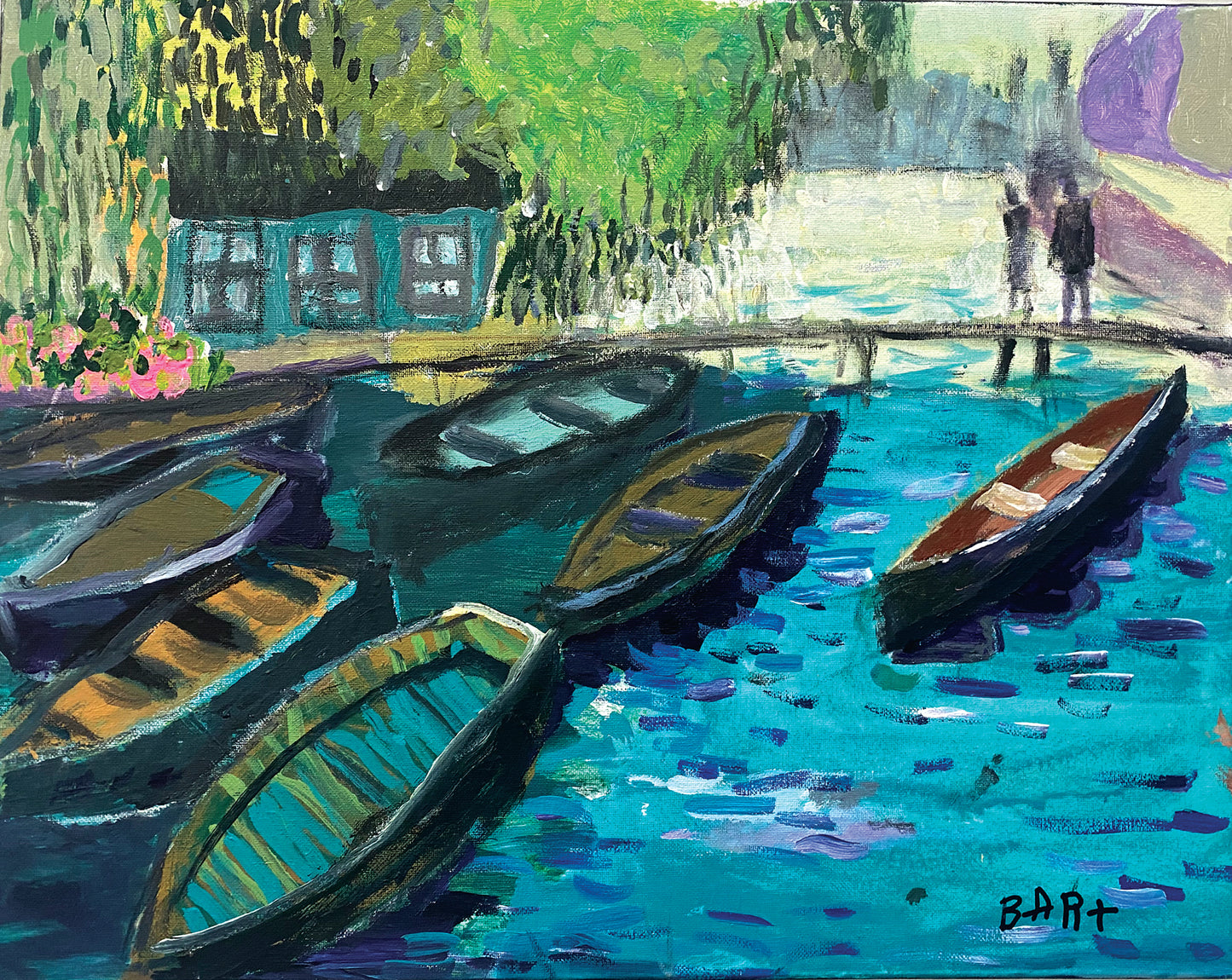 Dinghies a la Monet, Bart Klompe